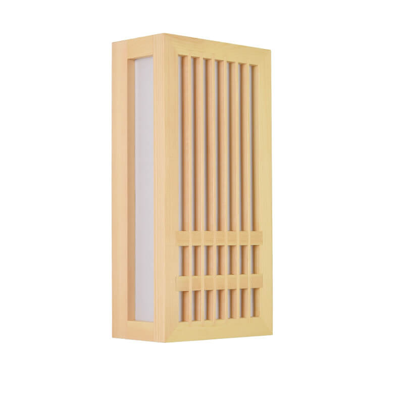 Yorven Modern Wall Sconce Lighting Natural Wood Warm LED Design