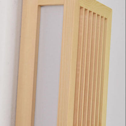 Yorven Modern Wall Sconce Lighting Natural Wood Warm LED Design