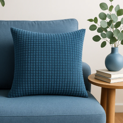 Kari Corduroy Cushion Cover – Textured Polyester for Stylish Home Decor