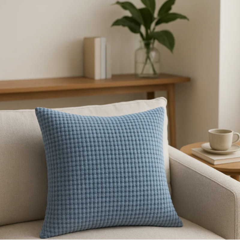 Kari Corduroy Cushion Cover – Textured Polyester for Stylish Home Decor