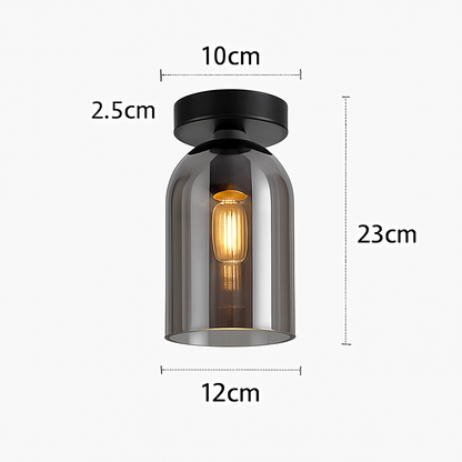 Selora Modern LED Glass Ceiling Light Fixture for Elegant Interiors
