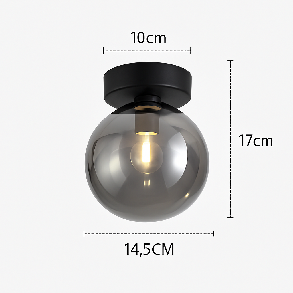 Selora Modern LED Glass Ceiling Light Fixture for Elegant Interiors