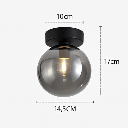 Selora Modern LED Glass Ceiling Light Fixture for Elegant Interiors