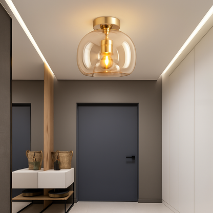 Selora Modern LED Glass Ceiling Light Fixture for Elegant Interiors