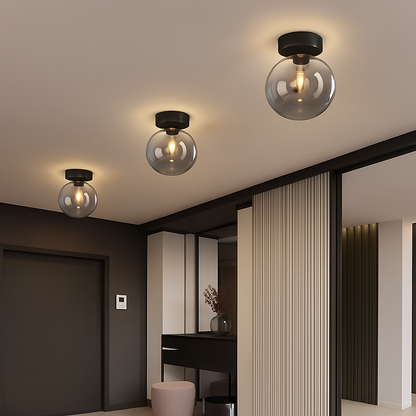 Selora Modern LED Glass Ceiling Light Fixture for Elegant Interiors