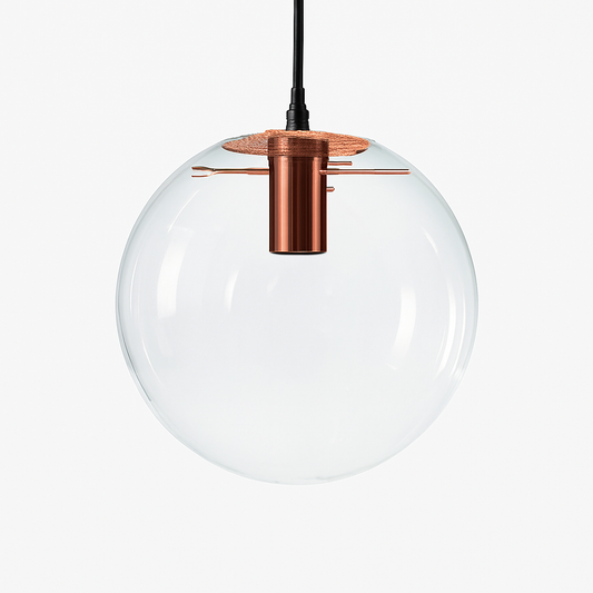 Kara Modern Black Pendant Light – Stylish Glass Design for Elegant Interiors
