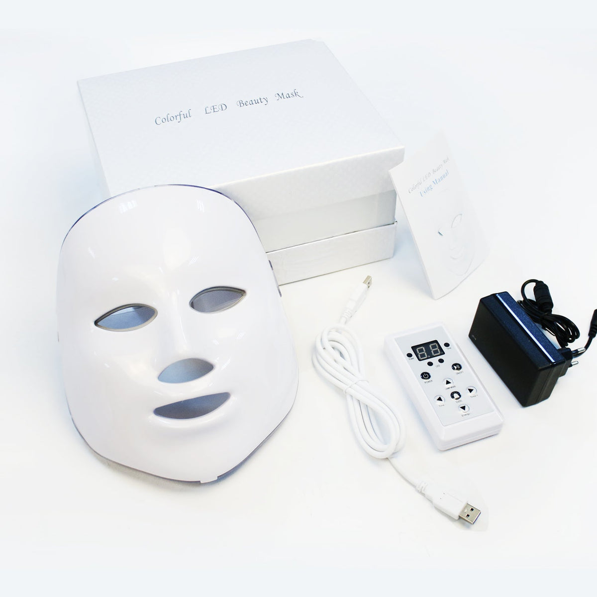 Liora Women's LED Face Mask – 7-Color Light Therapy for Skin Rejuvenation 0
