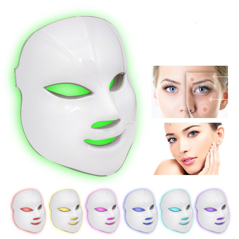 Liora Women's LED Face Mask – 7-Color Light Therapy for Skin Rejuvenation 1