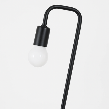 Marlowe Vintage E27 Desk Lamp with Wooden Base and Nordic Design