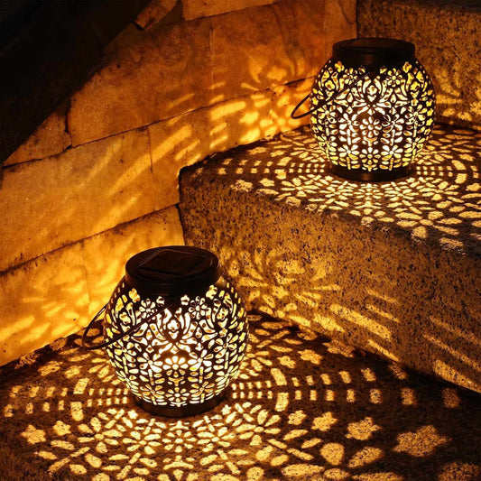 LumaGlow Outdoor Solar Lanterns – Waterproof Hanging Lights for Cozy Garden Ambiance 0