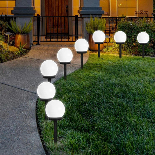 LunaGlow Outdoor Solar Garden Lights – Waterproof Globe Design for Pathways 0