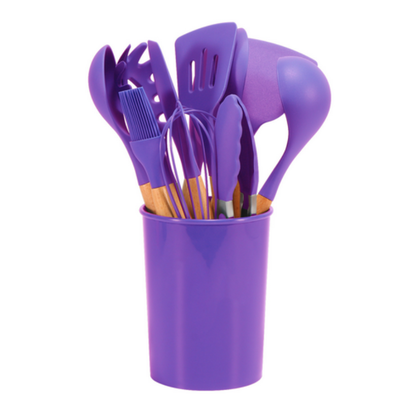 Virella Silicone Cooking Utensils Set – Eco-Friendly, Heat-Resistant Tools for Daily Cooking