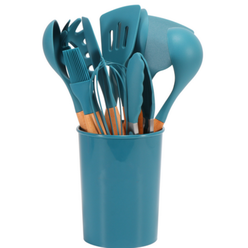 Virella Silicone Cooking Utensils Set – Eco-Friendly, Heat-Resistant Tools for Daily Cooking