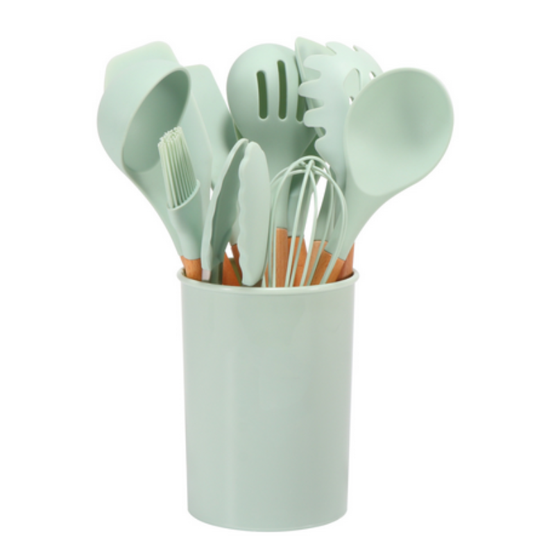Virella Silicone Cooking Utensils Set – Eco-Friendly, Heat-Resistant Tools for Daily Cooking