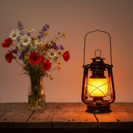 Gunor Vintage Bedroom Lamp – Rechargeable Cordless Table Light for Cozy Ambiance