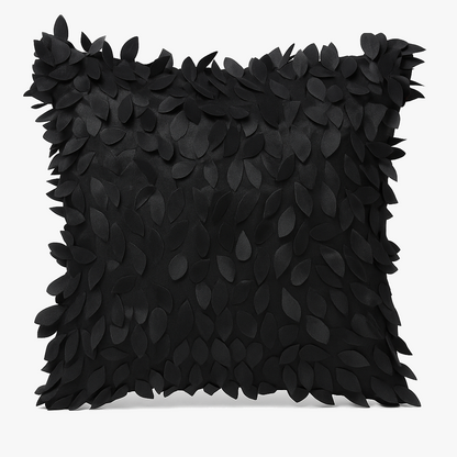 Lisl Leafy Cushion Cover – Stylish 3D Embroidery for Elegant Interiors