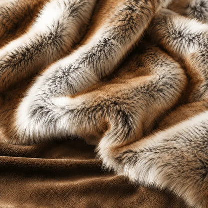 Luxe Women’s Faux Fur Throw Blanket – Ultra-Soft Plush Comfort for Cozy Nights 2