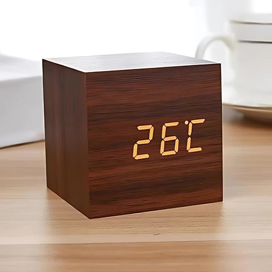 Milo Minimalist Digital Clock – Compact LED Display for Stylish Spaces 0