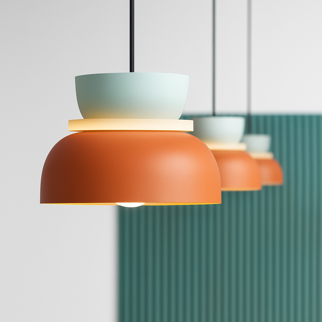 Marra Colorful Pendant Light – Playful Shapes for Modern Kitchen Pendant Lighting