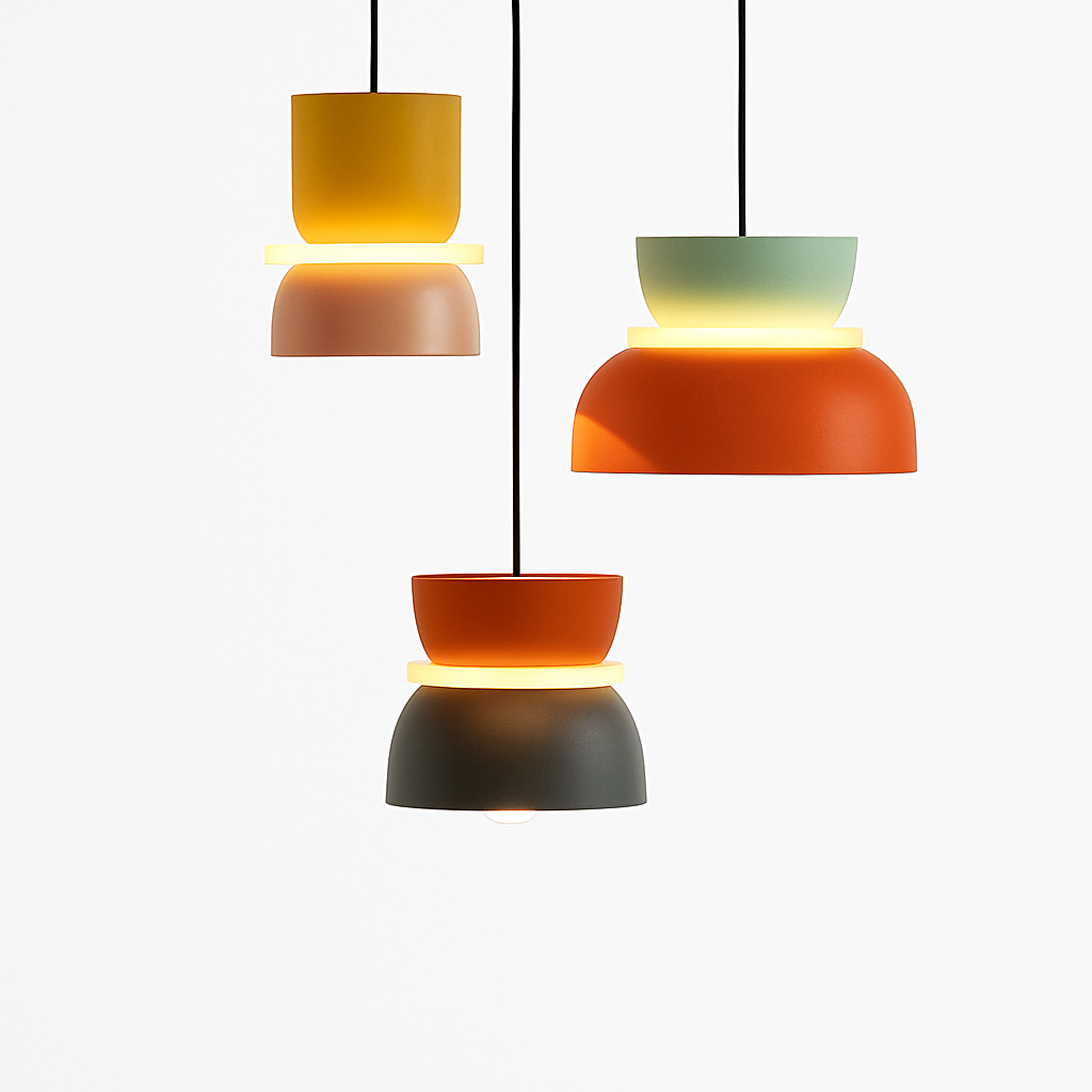 Marra Colorful Pendant Light – Playful Shapes for Modern Kitchen Pendant Lighting