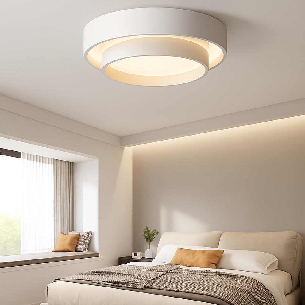 Novera Modern Round LED Ceiling Lamp for Elegant Stylish Interiors