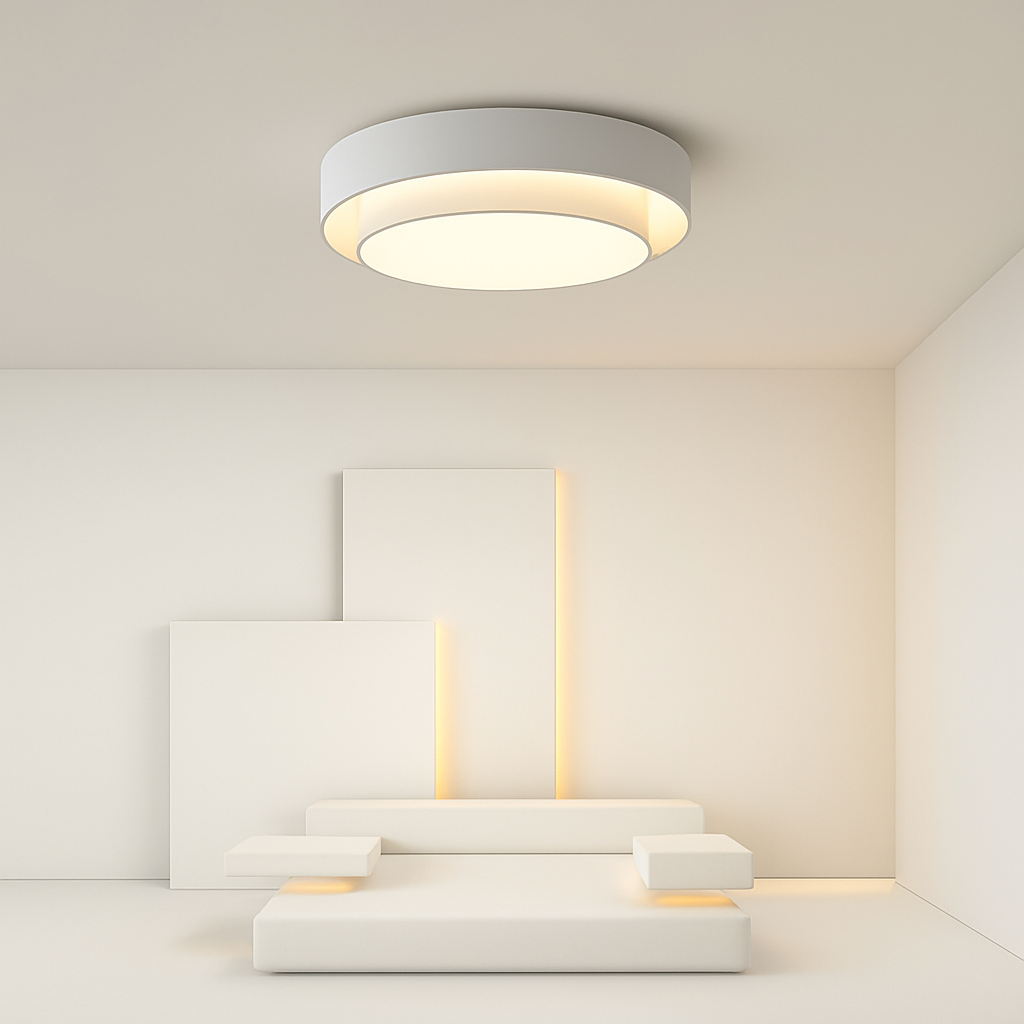 Novera Modern Round LED Ceiling Lamp for Elegant Stylish Interiors