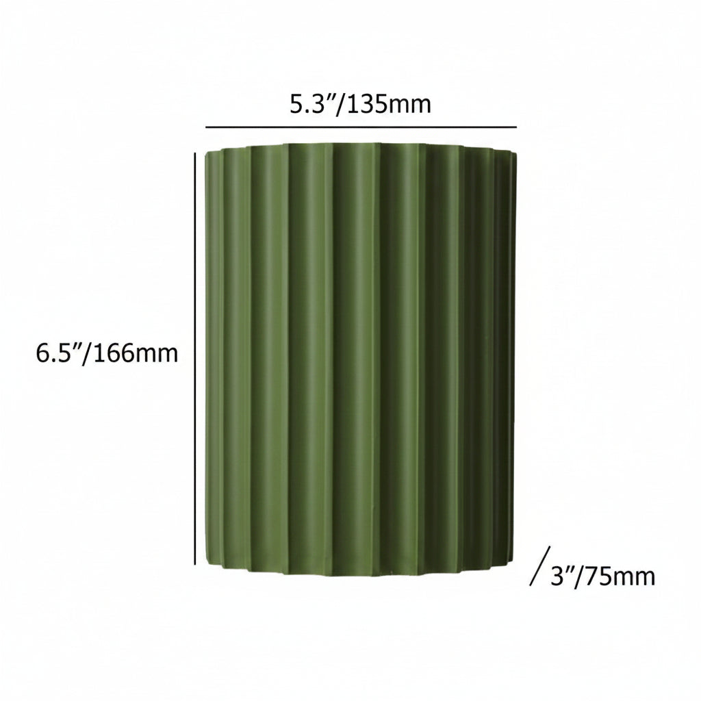 Fern Curve Green Wall Sconce with 2-Light Resin Design