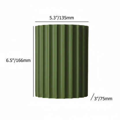 Fern Curve Green Wall Sconce with 2-Light Resin Design