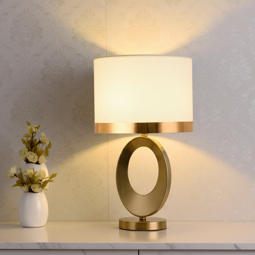 Studio Trim Table Lamp with Fabric Shade for Cosy Rooms