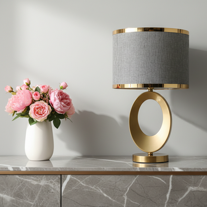 Studio Trim Table Lamp with Fabric Shade for Cosy Rooms