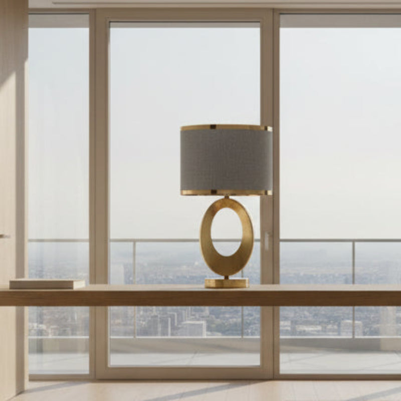 Studio Trim Table Lamp with Fabric Shade for Cosy Rooms