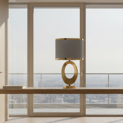 Studio Trim Table Lamp with Fabric Shade for Cosy Rooms