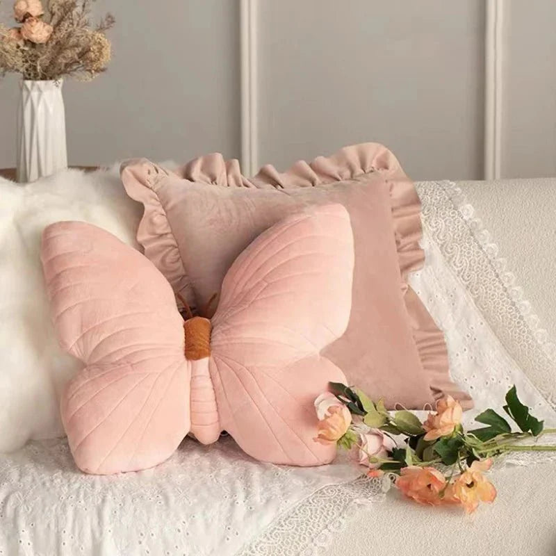 Luma Kids’ Butterfly Cushion – Soft Decorative Pillow for Cozy Relaxation