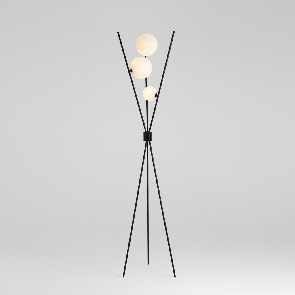 Moonlight Elegance - LED Floor and Table Lamp