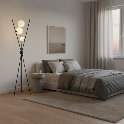 Moonlight Elegance - LED Floor and Table Lamp