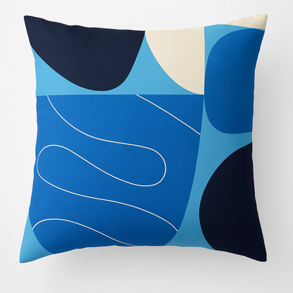 Mosaic Modern Abstract Cushion Cover – Durable Polyester Sofa Accent