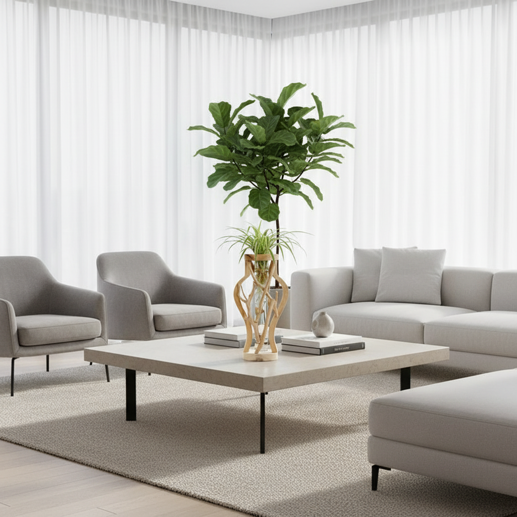 Nexa Wooden Flower Vase – Unique Organic Design for Stylish Home Decor