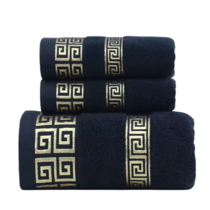Elvara Cotton Towel Set for Soft Absorbent Bathroom Comfort