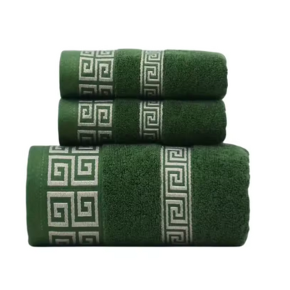 Elvara Cotton Towel Set for Soft Absorbent Bathroom Comfort