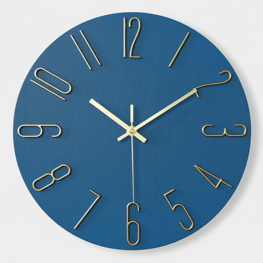 Aurum Modern Wall Clock – Elegant Minimalist Home Decor Piece
