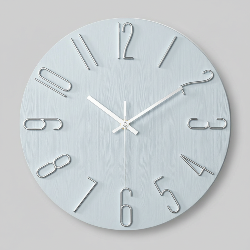 Aurum Modern Wall Clock – Elegant Minimalist Home Decor Piece
