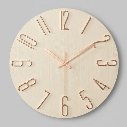 Aurum Modern Wall Clock – Elegant Minimalist Home Decor Piece