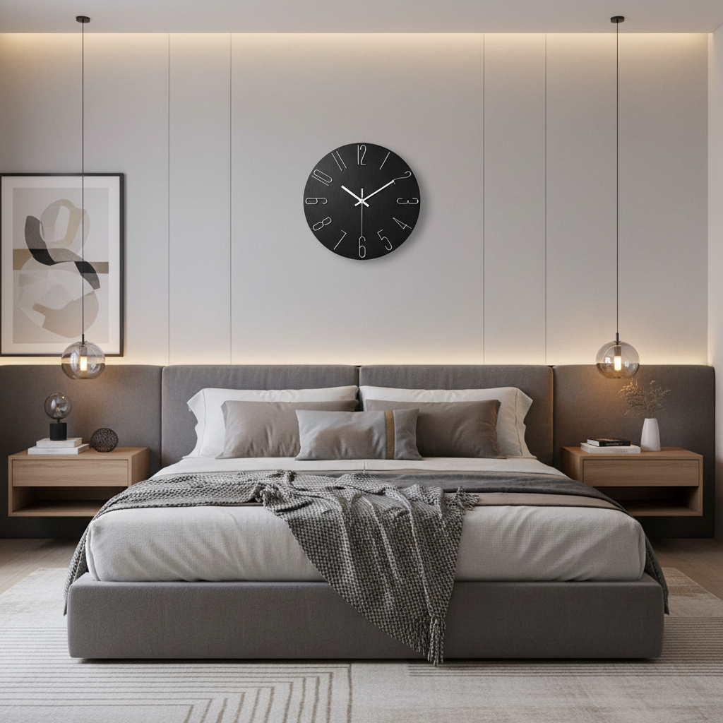 Aurum Modern Wall Clock – Elegant Minimalist Home Decor Piece