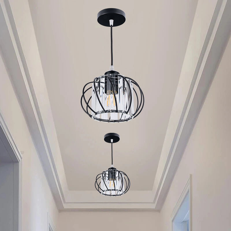 Toble Nordic Glass Pendant Light – Modern Ceiling Fixture for Stylish Hallways