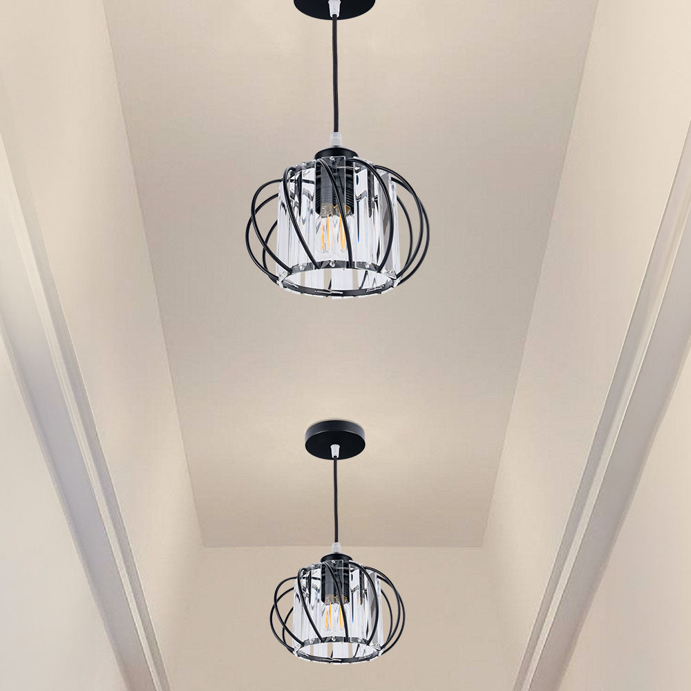 Toble Nordic Glass Pendant Light – Modern Ceiling Fixture for Stylish Hallways