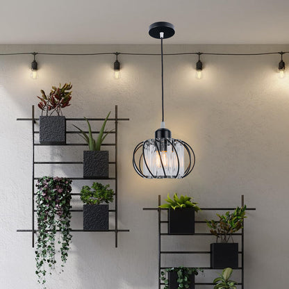 Toble Nordic Glass Pendant Light – Modern Ceiling Fixture for Stylish Hallways