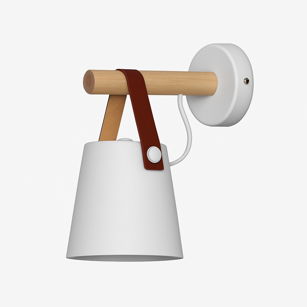 Nordhaven Modern Wooden Bathroom Wall Light for Soft Cosy Lighting