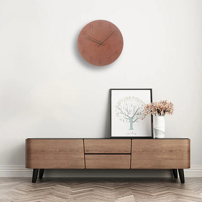 Elyra Modern Wall Clock Decor – Minimalist Wooden Silent Design