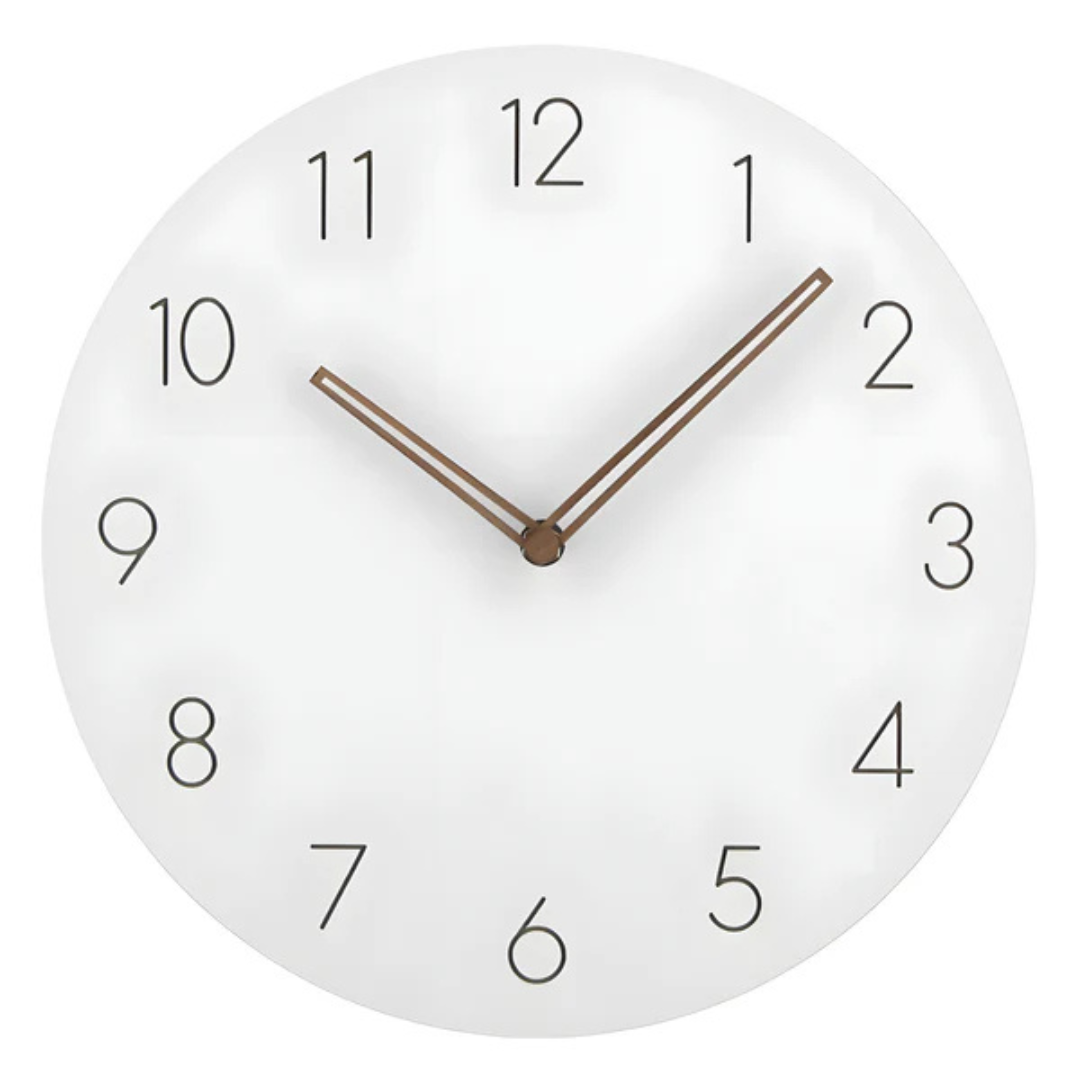 Elyra Modern Wall Clock Decor – Minimalist Wooden Silent Design