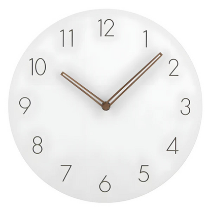 Elyra Modern Wall Clock Decor – Minimalist Wooden Silent Design
